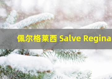 佩尔格莱西 Salve Regina